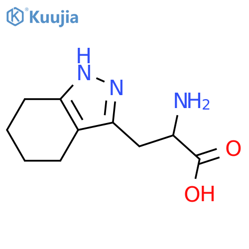 2-amino-3-(4,5,6,7-tetrahydro-1H-indazol-3-yl)propanoic acid structure