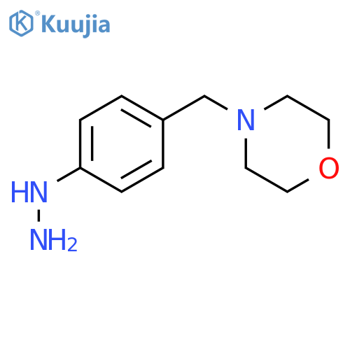 4-(4-hydrazinylphenyl)methylmorpholine structure