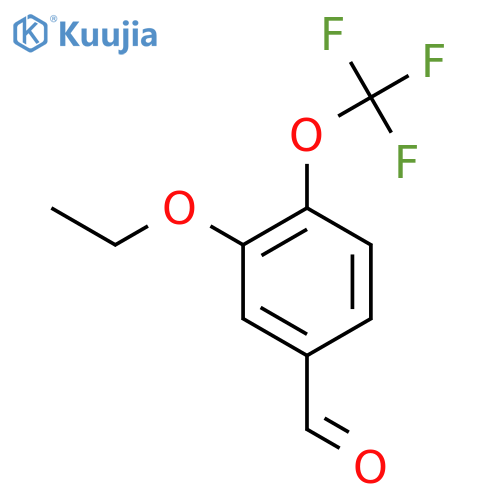 Benzaldehyde, 3-ethoxy-4-(trifluoromethoxy)- structure