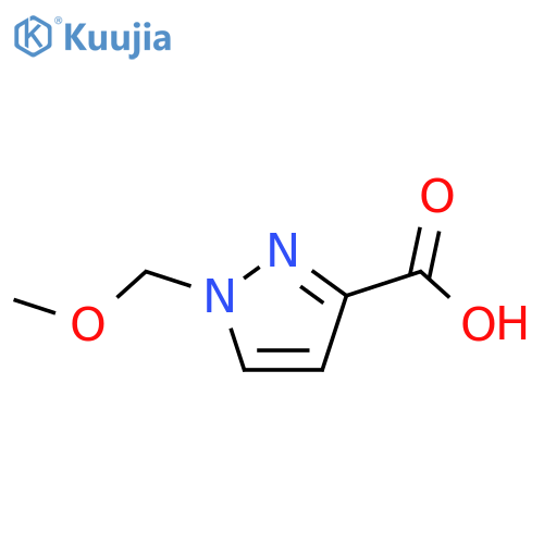 1-(methoxymethyl)-1H-pyrazole-3-carboxylic acid structure