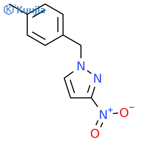 1-(4-methylphenyl)methyl-3-nitro-1H-pyrazole structure