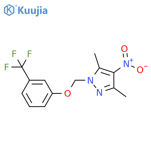 3,5-Dimethyl-4-nitro-1-(3-trifluoromethyl-phenoxymethyl)-1H-pyrazole structure
