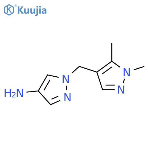 1-(1,5-dimethyl-1H-pyrazol-4-yl)methyl-1H-pyrazol-4-amine structure