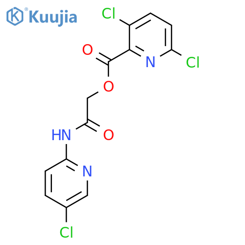 [(5-Chloropyridin-2-yl)carbamoyl]methyl 3,6-dichloropyridine-2-carboxylate structure