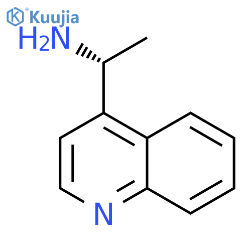 (1R)-1-(quinolin-4-yl)ethan-1-amine structure