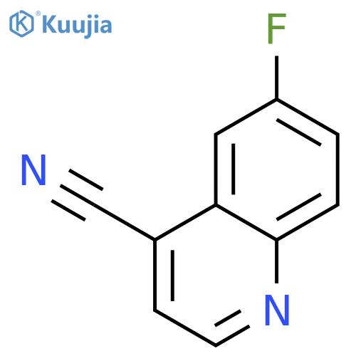 6-fluoro-4-Quinolinecarbonitrile structure