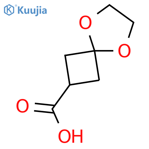 5,8-Dioxaspiro[3.4]octane-2-carboxylic acid structure