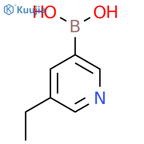 (5-Ethylpyridin-3-yl)boronic acid structure