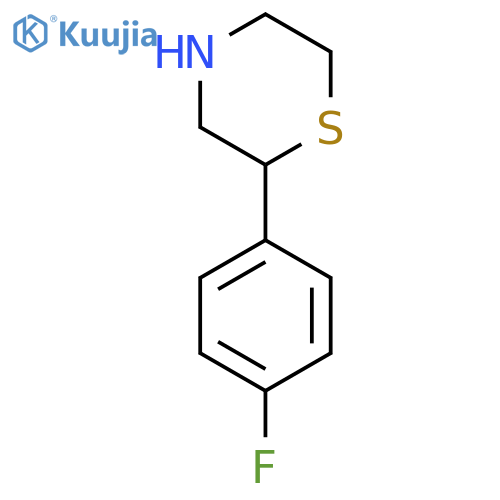 2-(4-Fluorophenyl)thiomorpholine structure
