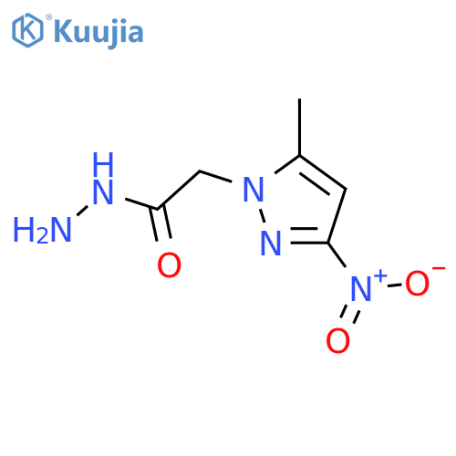 2-(5-methyl-3-nitro-1H-pyrazol-1-yl)acetohydrazide structure