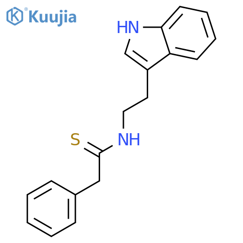 Benzeneethanethioamide,N-[2-(1H-indol-3-yl)ethyl]- structure