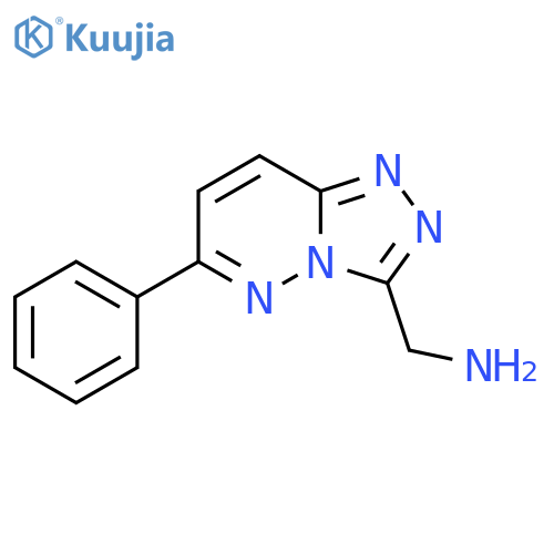 (6-Phenyl-[1,2,4]triazolo[4,3-b]pyridazin-3-yl)methanamine structure