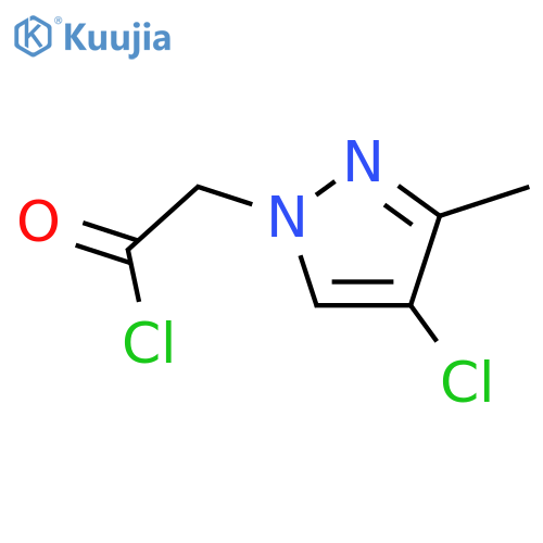 (4-CHLORO-3-METHYL-PYRAZOL-1-YL)-ACETYL CHLORIDE structure