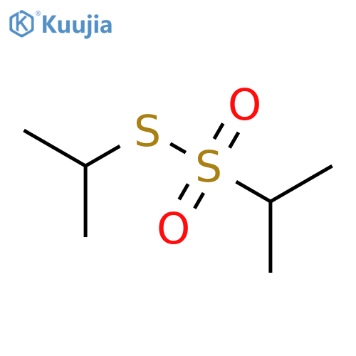 2-propan-2-ylsulfonylsulfanylpropane structure