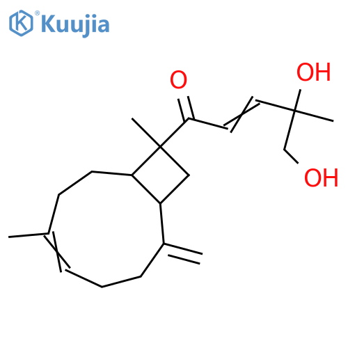 15,16-Dihydroxy-4,8(19),13-xeniaphyllatrien-12-one; (4E,13E,15ξ)-form structure