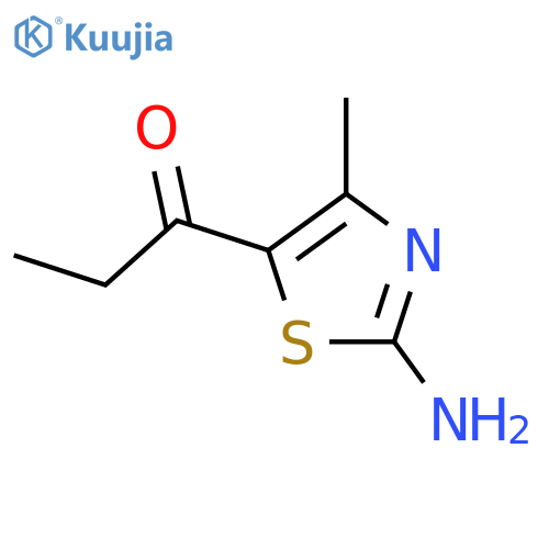 1-(2-Amino-4-methyl-1,3-thiazol-5-yl)propan-1-one structure