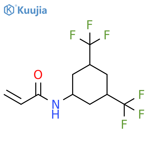 N-3,5-bis(trifluoromethyl)cyclohexylprop-2-enamide structure