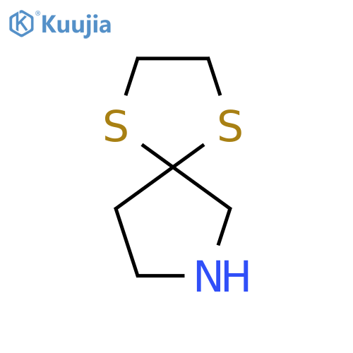 1,4-Dithia-7-azaspiro[4.4]nonane(8CI,9CI) structure