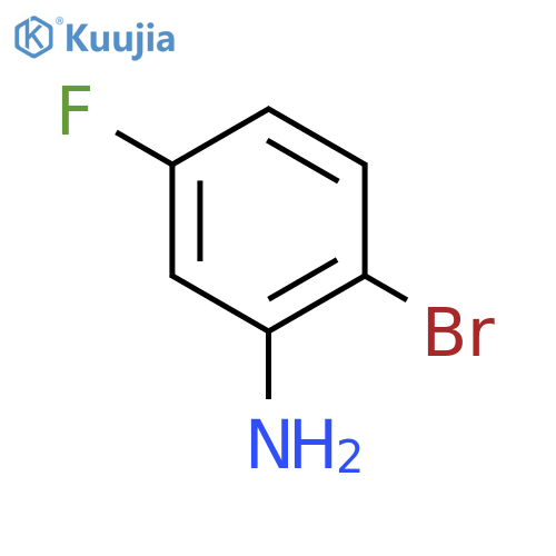 2-Bromo-5-fluoroaniline structure