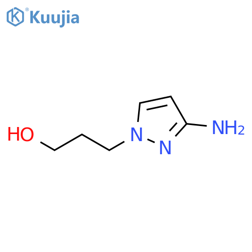 3-amino-1-(3-hydroxypropyl)pyrazole structure