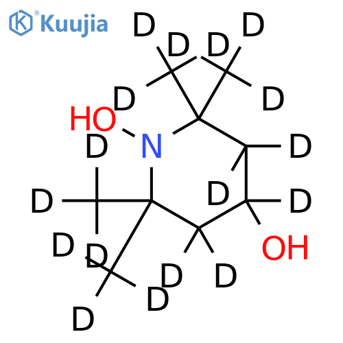 4-Hydroxy-2,2,6,6-tetramethylpiperidine-d17-1-oxyl structure