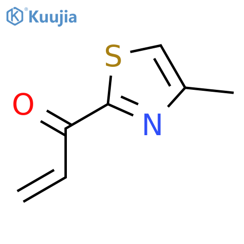 1-(4-methyl-1,3-thiazol-2-yl)prop-2-en-1-one structure