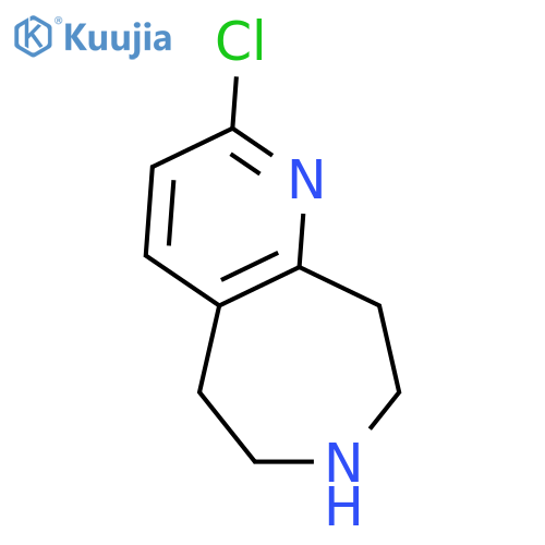 2-chloro-5H,6H,7H,8H,9H-pyrido[2,3-d]azepine structure