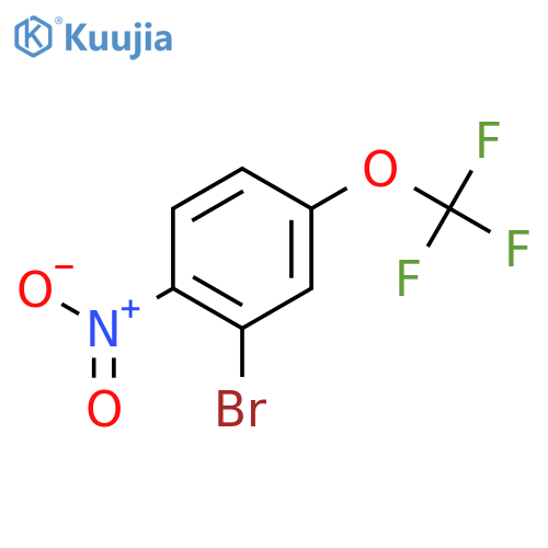 2-Bromo-4-(trifluoromethoxy)nitrobenzene structure