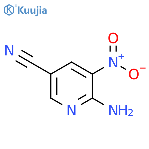 2-Amino-5-cyano-3-nitropyridine structure