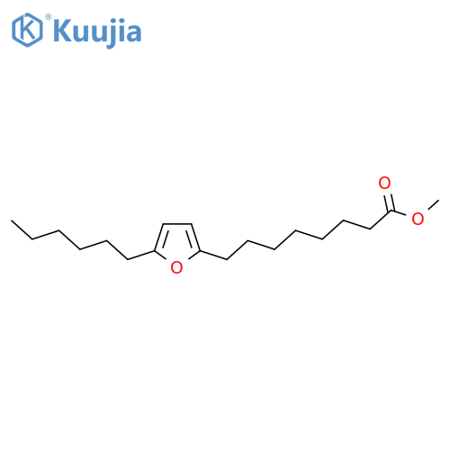 2-Furanoctanoic acid,5-hexyl-, methyl ester structure