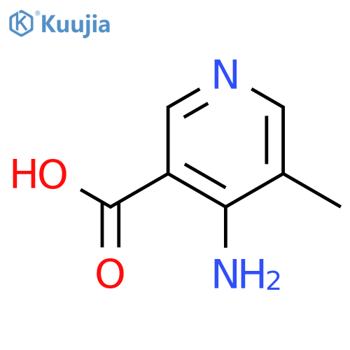3-Pyridinecarboxylicacid, 4-amino-5-methyl- structure