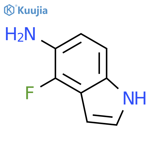4-Fluoro-1H-indol-5-amine structure