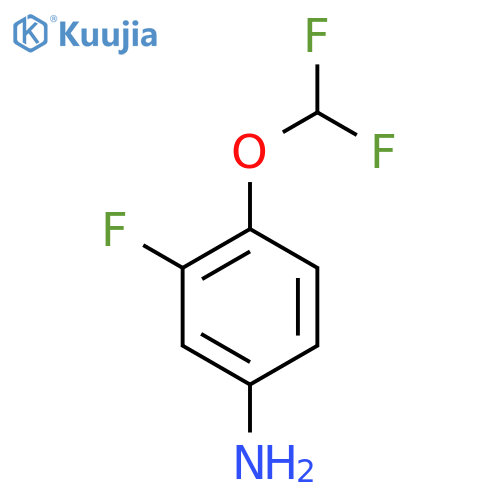 4-(Difluoromethoxy)-2-fluoroaniline structure
