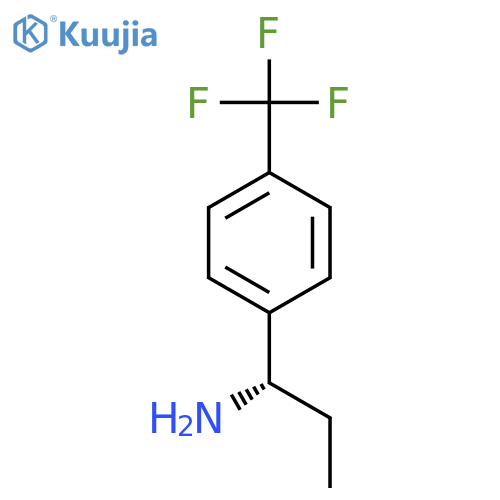 (S)-1-(4-(Trifluoromethyl)phenyl)propan-1-amine structure