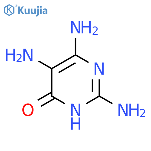 2,5,6-triamino-1,4-dihydropyrimidin-4-one structure
