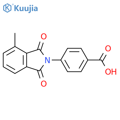 4-(4-Methyl-1,3-dioxo-1,3-dihydro-2H-isoindol-2-YL)benzoic acid structure