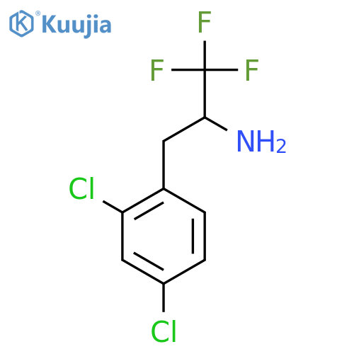3-(2,4-dichlorophenyl)-1,1,1-trifluoropropan-2-amine structure