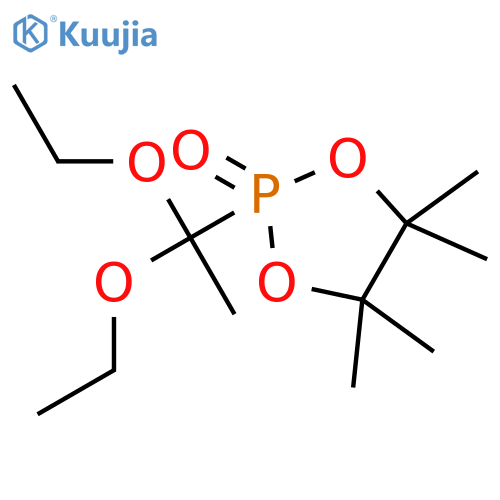 1,3,2-Dioxaphospholane, 2-(1,1-diethoxyethyl)-4,4,5,5-tetramethyl-, 2-oxide structure
