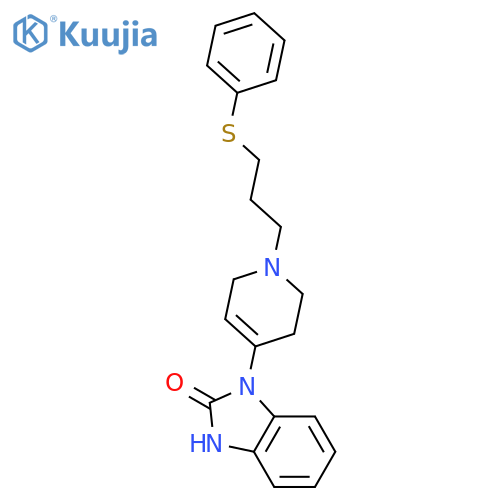 2H-Benzimidazol-2-one,1,3-dihydro-1-[1,2,3,6-tetrahydro-1-[3-(phenylthio)propyl]-4-pyridinyl]- structure