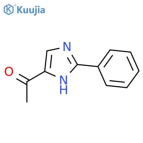Ethanone,1-(2-phenyl-1H-imidazol-5-yl)- structure
