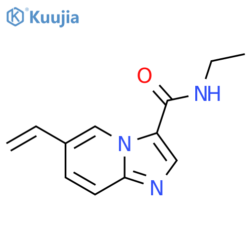 6-Ethenyl-N-ethyl-Imidazo[1,2-a]pyridine-3-carboxamide structure