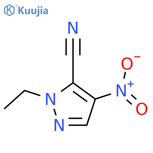 1-Ethyl-4-Nitro-1H-pyrazole-5-carbonitrile structure