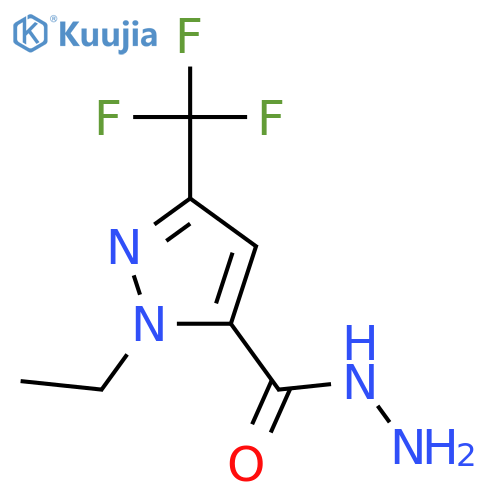 1-Ethyl-3-(Trifluoromethyl)-1H-pyrazole-5-carbohydrazide structure