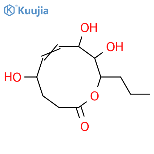 2,7,8-Trihydroxy-5-dodecen-9-olide; (2R,5E,7S,8S,9R)-form, 2-Deoxy, 4R-hydroxy structure