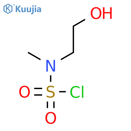 Sulfamoyl chloride, (2-hydroxyethyl)methyl- structure