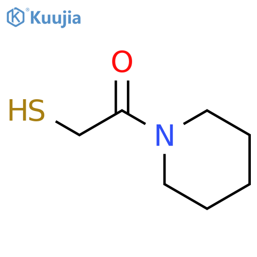 Piperidine, 1-(mercaptoacetyl)- structure