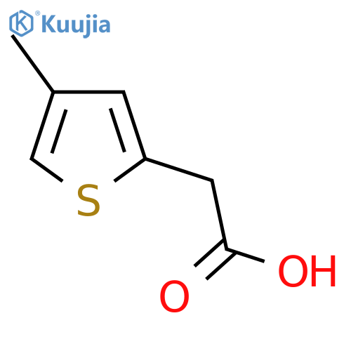 2-(4-methylthiophen-2-yl)acetic acid structure