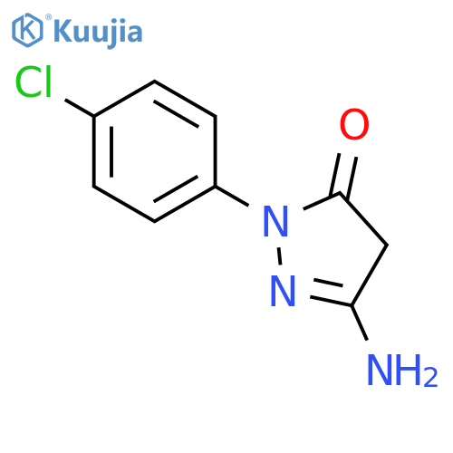 5-Amino-2-(4-chlorophenyl)-2,4-dihydro-pyrazol-3-one structure