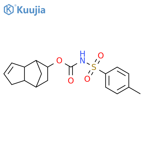 tricyclo[5.2.1.0^{2,6}]dec-4-en-8-yl N-(4-methylbenzenesulfonyl)carbamate structure