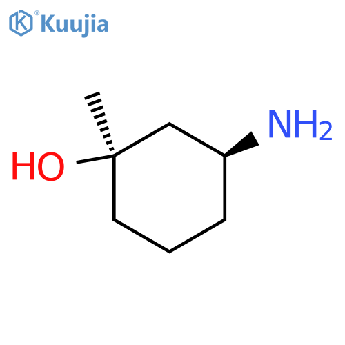 (1R,3S)-3-AMINO-1-METHYLCYCLOHEXAN-1-OL structure